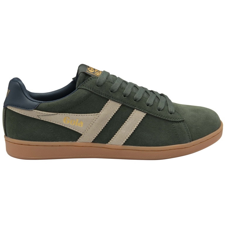 Gola Sneaker Equipe II Suede-Leather 2026 khaki green/grey/navy Men's
